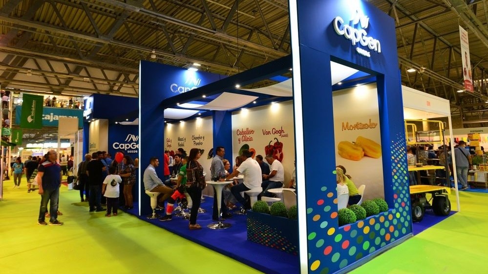 Stand de CapGen Seeds en la Infoagro Exhibition 2019|Españolo de CapGen Seeds|Gaudí de CapGen Seeds